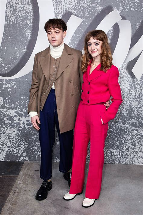 ‘Stranger Things’ Couple Charlie Heaton & Natalie Dyer At Dior 